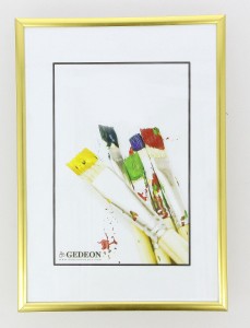 Ramka plastikowa 13x18  BB1318Gplx złota plexi