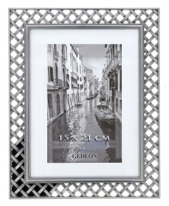 Ramka metalowa dekoracyjna 15x20cm RM0968S
