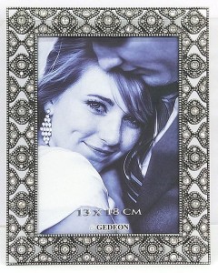 Ramka metalowa dekoracyjna 13x18cm RM1157S