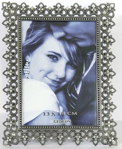 Ramka metalowa dekoracyjna 13x18cm RM1257S