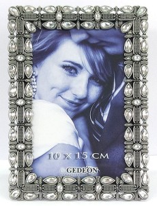 Ramka metalowa dekoracyjna 10x15cm RM1646S