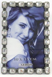 Ramka metalowa dekoracyjna 10x15cm RM1846S