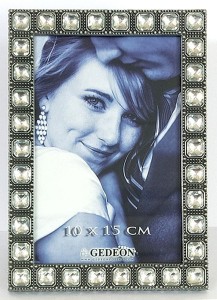 Ramka metalowa dekoracyjna 10x15cm RM1946S