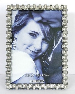 Ramka metalowa dekoracyjna 13x18cm RM2257S