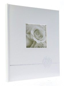Album tradycyjny szyty 24x29/40 DBCS20 HEART SILVER(B)