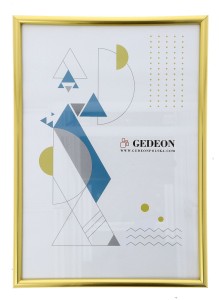 Ramka plastikowa 60x80 BD6080GplxELI złota plexi