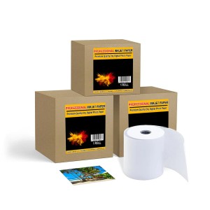 Professional Inkjet Paper – papier fotograficzny w rolce o wymiarach 152mm (6'')*65m*3''' - GLOSSY - Frontier-S DX-100, SureLab D700, Green II 