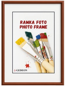 Ramka plastikowa 60x80 BD6080BRplx brązowa plexi