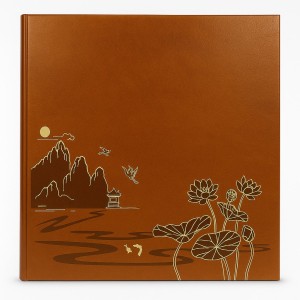 Album kieszeniowy nitowany 10x15/500 SB46500 LOTUS POND BROWN
