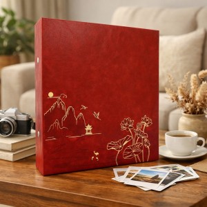 Album kieszeniowy nitowany 10x15/1000 SBC461000 LOTUS RED