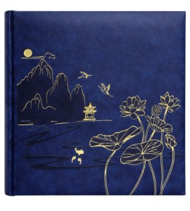 Album kieszeniowy szyty 10x15/200 KD46200 LOTUS POND BLUE