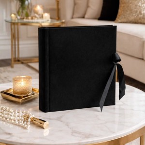 Album tradycyjny szyty 25x25/40 DBCSS20 VELVET ONYX(B)