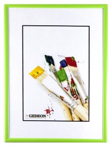 Ramka plastikowa 21x29,7  BB2130GR zielona szkło