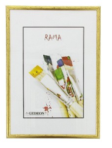 Ramka plastikowa 29,7x42  BB29742NG stare złoto plexi