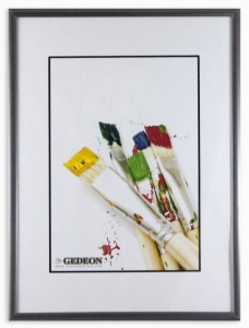 Ramka plastikowa 40x60 BD4060ANTplx grafitowa plexi